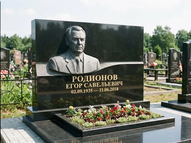 Памятник с барельефом — выполненная работа 27 в Новокузнецке