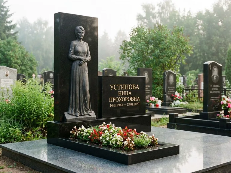Памятник с барельефом — выполненная работа 30 в Новокузнецке