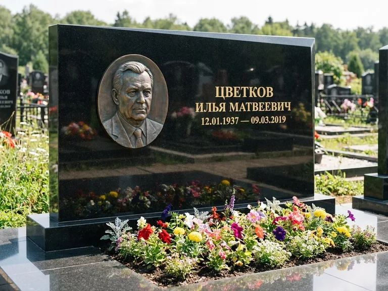 Памятник с барельефом — выполненная работа 33 в Новокузнецке