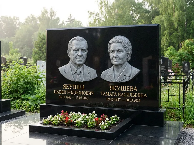 Памятник с барельефом — выполненная работа 36 в Новокузнецке
