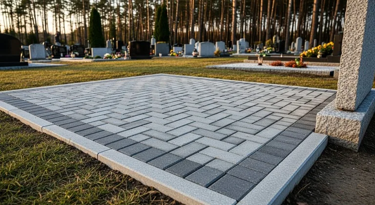Мощение семейного захоронения, образец ПМ017 в Новокузнецке