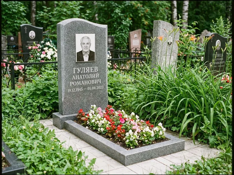 Портрет на керамике осенью в Новокузнецке