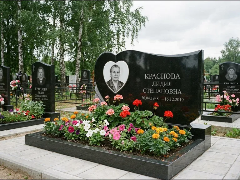 Портрет в форме сердца — работа «Краснова» в Новокузнецке