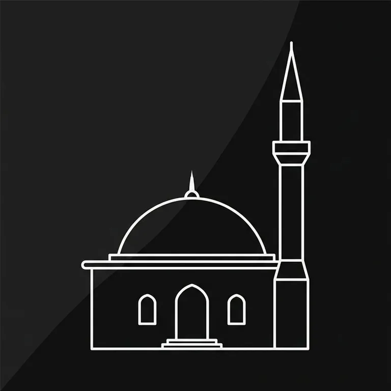 Эскиз: Одноминаретная — скромный силуэт сельской мечети в Новокузнецке