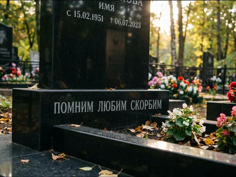 Эпитафия — гравировка с выездом на кладбище в Новокузнецке