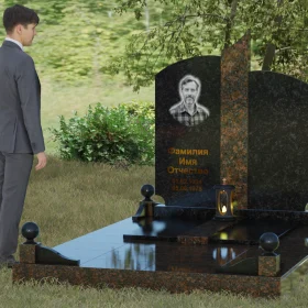 Вертикальный Гранитный памятник П068 - П068