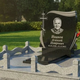 Памятник с православным крестом - ПН480