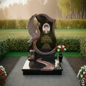 Комбинированный памятник с мемориальным комплексом - ПН583