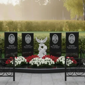 Элитный Гранитный или мраморный памятник - ПН675