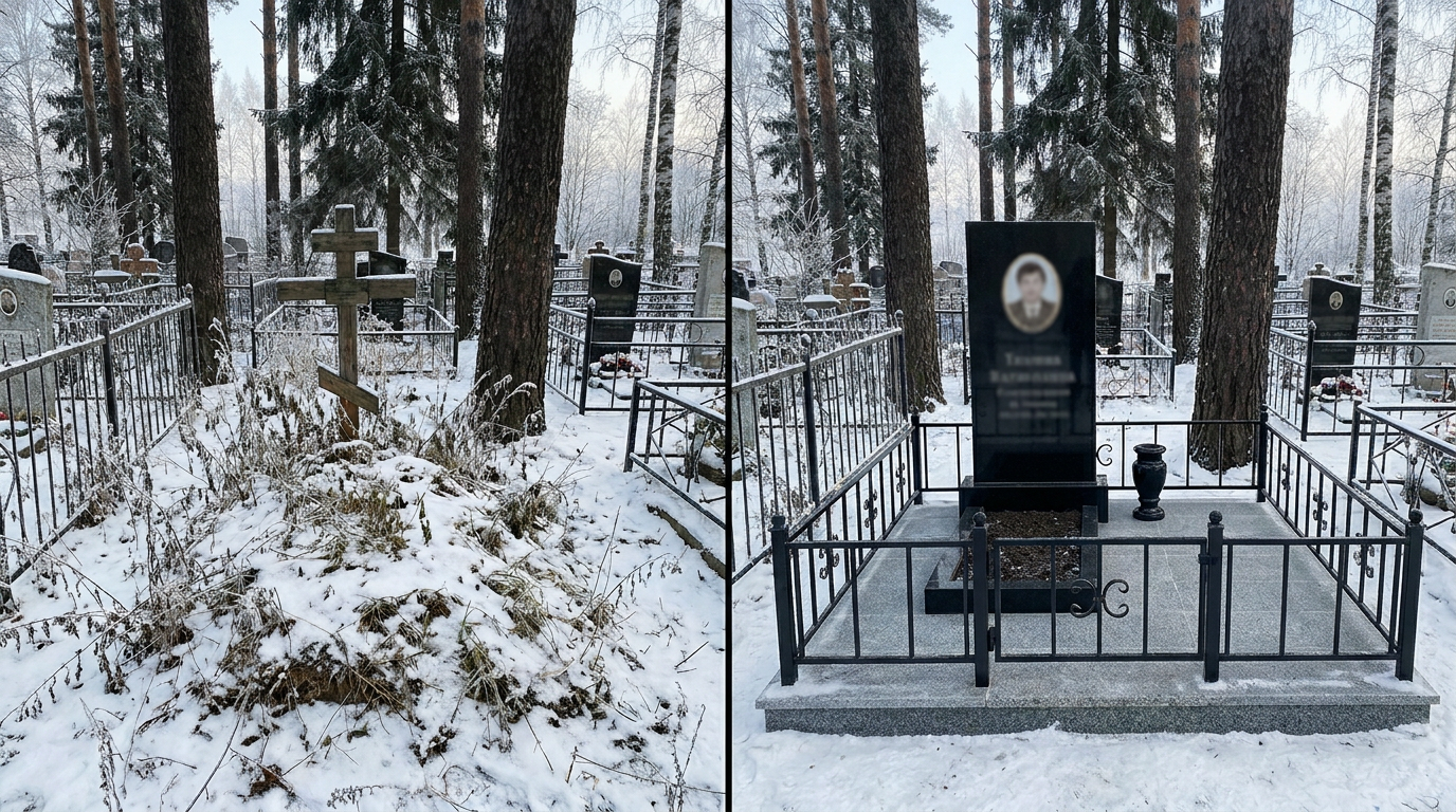 Памятник под ключ в Новокузнецке — пример 1