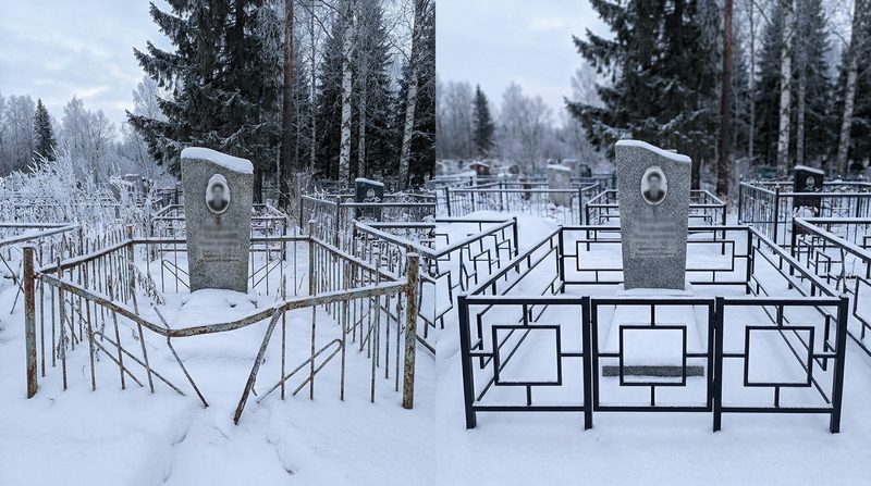 Установка ограды в Новокузнецке — пример 1