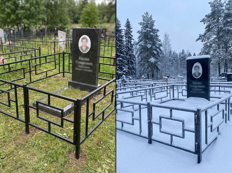 Установка ограды в Новокузнецке — пример 4