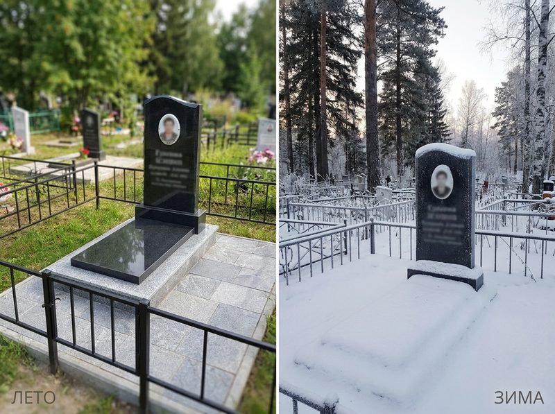 Установка памятника в Новокузнецке — пример 4